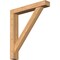 Ekena Millwork Traditional Block Smooth Bracket w/ Offset Brace, Western Red Cedar, 5 1/2"W x 34"D x 38"H BKT0604X34X38TRA05SWR - alternate 1